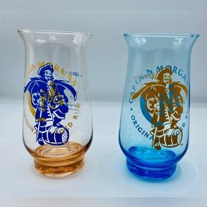 Collectors Edition Captain Morgan Recipes Hi-Ball Set Official Crew Gear Glasses